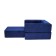 A craft armchair with a banquet "Porter", size 100x100x90 cm, velor, cobalt
