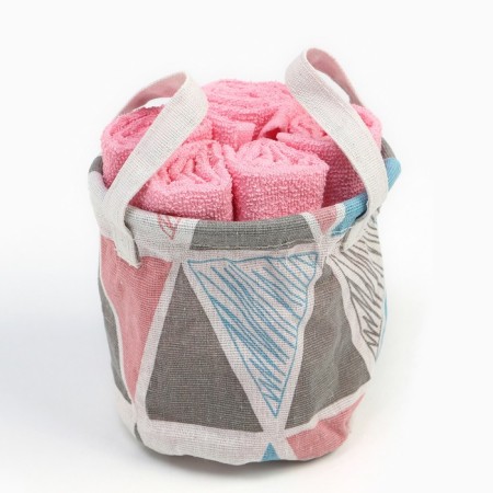 Set of terry decorative napkins Ethel "Aesthetics" 30x30sm-5pcs, 100% cotton-3
