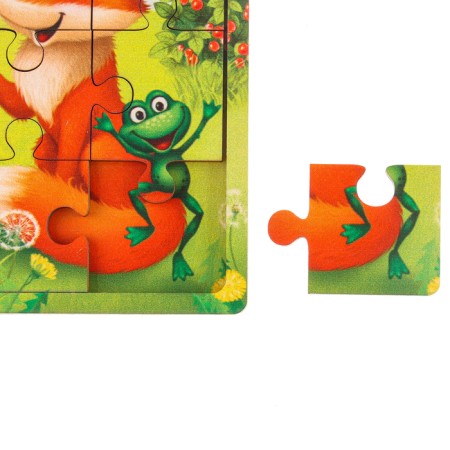 Puzzle "Forest animals", 9 details-3