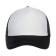 Unisex baseball cap, size 56-58, white color