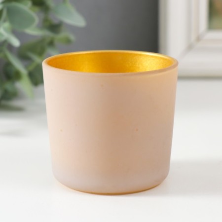 Gold_5 Day candlestick 5.5x6 cm, 100 ml-1