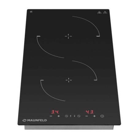 Maunfeld CVCE302EXBK, electric, 2 burners, sensor, black-1