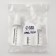 Storage set, 3 items, with a division scale, white/transparent color