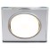 Lamp built -in era DK79, IP20, 15W, 120x120 mm, mirror color