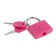 Castle of a hinged suitcase, medium, 30x42 mm, pink