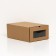 The box is drawn, brown, 30 x 21 x 12 cm