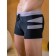 Male bathing panties, size 50, black color, gray color