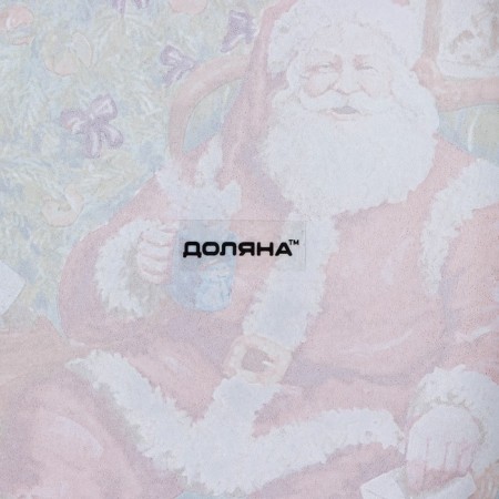 Glass oval shade "Happy Santa", 24.5 × 15 cm-3