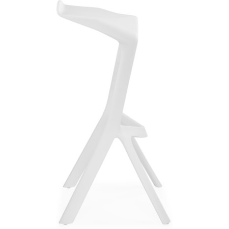MAGA MEGA chair plastic, white 50x43x80 cm-2