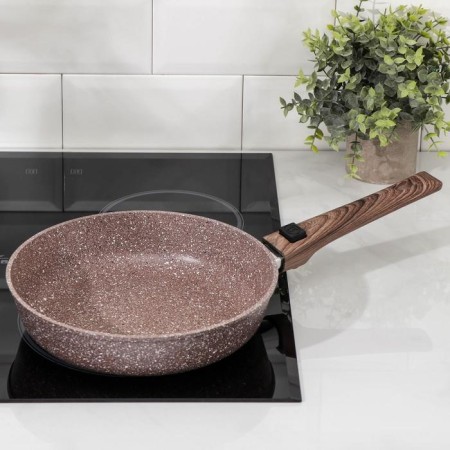 The frying pan “Brownie”, D = 24 cm, anti -stick coating, removable handle, induction-5