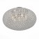 Ceiling Ceiling ST LUCE. SL753.102.08. Calata. 8x40 watts, E14, 50x50x30 cm, chromium color