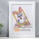 Photo frame plastic 21x30 cm 1081 white