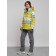 Ski costume female winter, size 48, yellow color