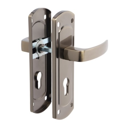 Lockland 002 strap handles, m/o 55 mm, bronze color