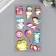 Sticker plastic holography "Lolliceis" MIX 23x11 cm