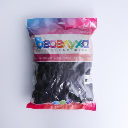 Latex ball 12 ", crystal, set of 100 pcs., Bord-2