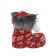 Candy "Boot", with Christmas trees, on the ties, the color of the mix