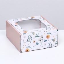 Self -charged box, with a window, 