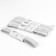 Linen gum, 6 mm, 5.5 ± 0.5 m, 4 pcs, white color