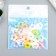 Beads for creativity plastic "Pastel colors" set 20 grams 0.4x1.8x1.8 cm