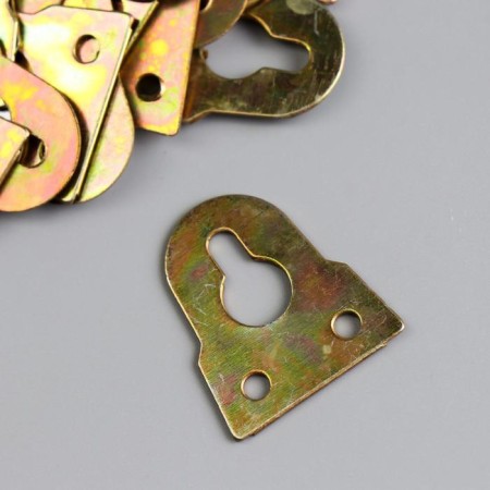 Suspension metal for paintings, photo frames gold 3.2x3.1 cm