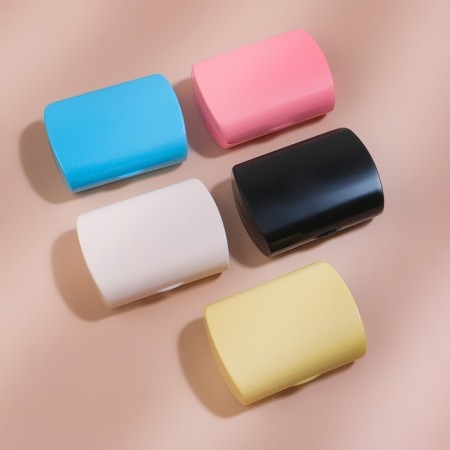 Set for contact lenses, in a case with a mirror, 4 objects, color mix-3