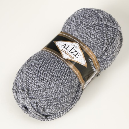 Yarn "Lanagold" 51% acrylic, 49% wool 240m/100g (Due 651)-1