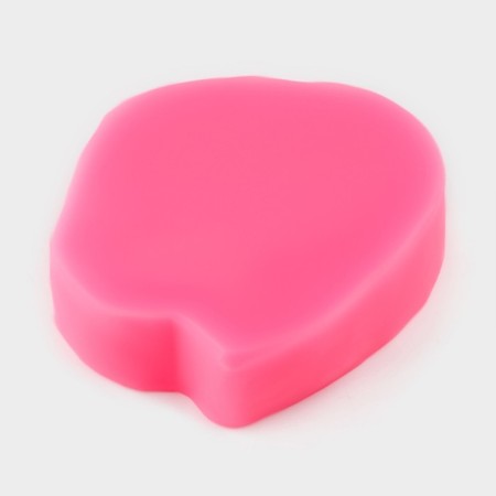 Mold Dolyana "Bunny", silicone, 9.5 × 8 × 3 cm, pink color-2