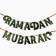 Girland on the Ramadan tape "Ramadan Mubarak", 250 cm