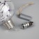 Fir -tree ball "Lilac dry flowers", batteries, 5 LED, glow warm white