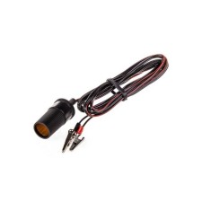 Coorine extension cigarette lighter, 3 m with crocodiles, S00702001