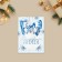 Warm card "Magic Winter", White Ball, 10.5 x 7.5 cm, New Year