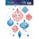 Interior sticker with the luminous layer "New Year's toys", 21 x 29.7 x 0.1 cm, New Year