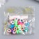 Beads for PVC creativity "Hearts from the evil eye" Color set 25 pcs 0.5x1x1.1 cm