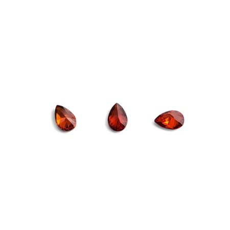 Crystals for volumetric inlay TNL "drop", No. 1, Rubin, 10 pcs