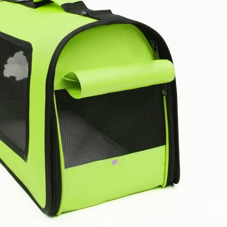 Board-carrier with a window for a muzzle, 42 x 21 x 25 cm, salad-7