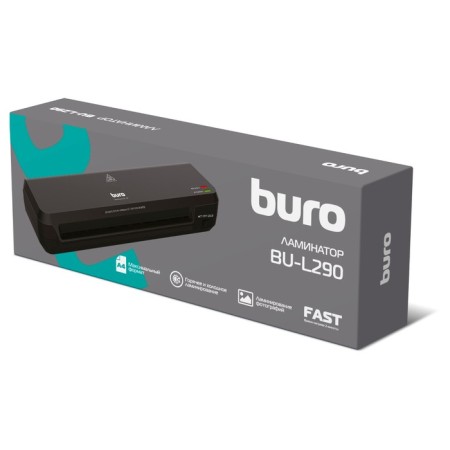 Buro Bu-L290 Black A4 (70-125MKM) 30cm/min (2) lumber. Lam. Photo-1