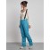 Semi -combinezone ski insulated female winter, size 44, blue color