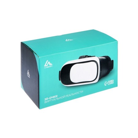 3D Очки виртуальной реальности Luazon VR 2, смартфоны до 6.5" (75х160мм), черно-белые-7