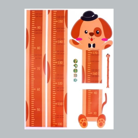 Sticker Plastic Interior Color Rostomer "Dog in a hat" 45x60 cm-1
