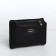 Women's wallet on a magnet, black color