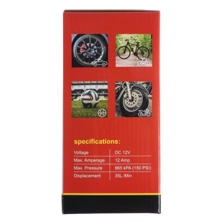 Car compressor 12 V, 35 l/min, wire 3 m-7