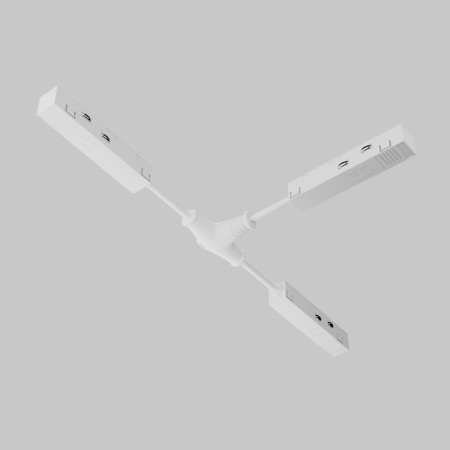The T-shaped power connector for the Technical TRA034CWT-42W track system, 34.5x1.8x16.3 cm, white color-1