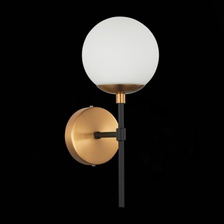 Sconces st. SL1203.401.01. Limano. 1x40 W, E27, 13x32.7 cm, bronze color, black-4