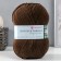 Yarn "promising" 50% merino wool, 50% acrylic volume 270m/100g (251 brown)