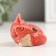 Souvenir Ceramics "Sleeping red fox" 4.4x4.7x6.6 cm