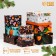 A set of boxes 10 in 1 "Mandarins", 30.5 x 19 x 13 - 12 x 6.5 x 4 cm