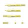Marker Text Moker Erichkrause Liquid Visioline V-14 Pastel, 0.6-4.0 mm, water-based liquid ink, yellow