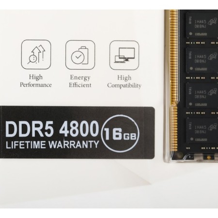 Memory DDR5 16GB 4800MHz AGI480016UD238 RTL PC5-38400 CL40 DIMM 288-PIN 1.1V SINGLE RAN 107350-2