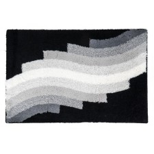 Bathroom mat Streak Black 60x90 cm